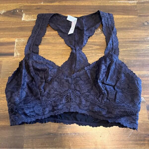 Intimately Free People Sexy Black Lace Cami Crop Bralette M